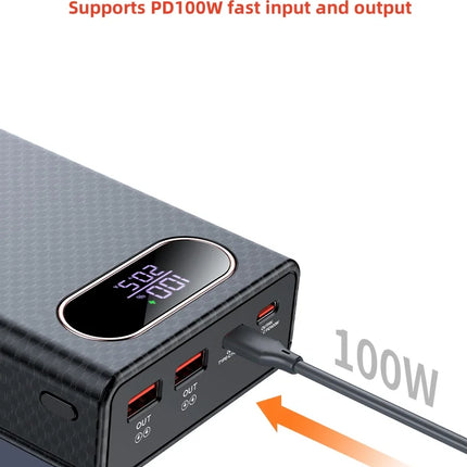 PD100W Fast Charging Power Bank DIY Kit 20V 5A 6x 21700 Battery Pack Portable Customizable No Soldering Easy Assemble