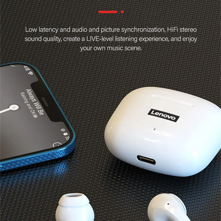 Lenovo LP40 Pro Headphones Wireless Bluetooth 5.4 TWS Hifi Stereo Earphones Gaming Sports Touch Control HD Call with Mic Earbuds