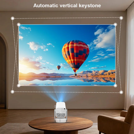 ThundeaL 4K Android Projector TD80Pro 750Ansi Mini Projector Full 1080P HD Home Theater Projectors TD80 Pro Projector for Movies