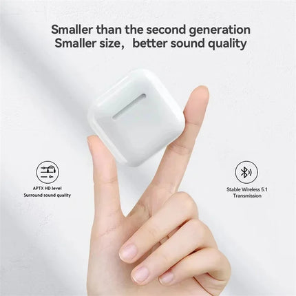 New TWS Wireless Bluetooth Headphones Intelligent Noise Reduction Subwoofer HIFI Sound Bass Headset For Mic
