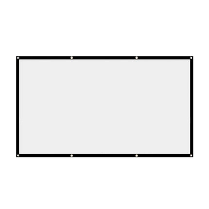 Simple Projector Curtain Home Set Theater Office 16:9 HD Display Projection Screen for Household Bedroom Accessories