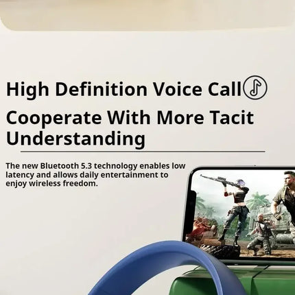 Over Ear HIFI Stereo M5 Headsets Wireless Bluetooth 5.3 Headphones Sports Gaming Earphones Support TF/AUX Noise Reduction