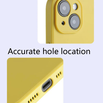 Liquid Silicone Phone Case for iphone 13 mini 14 15 Pro Max 15 Plus Candy Color Soft Back Cover Cases