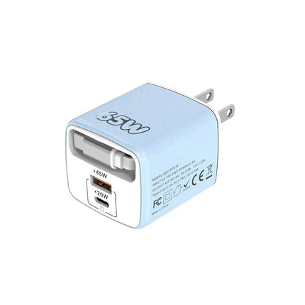 65W 3 In 1 Charger With Built-in Retractable Cable Fast Charging PD Charger With USB C Cable For IPhone