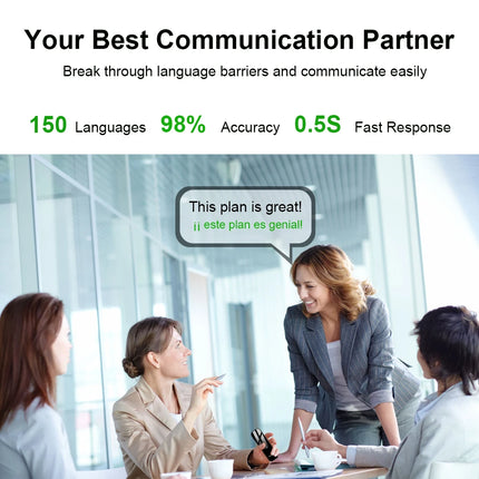G6 Language Translator Machine Supports 150 Online Languages Bidirectional Real-time Translation Photo Translation for Travel An