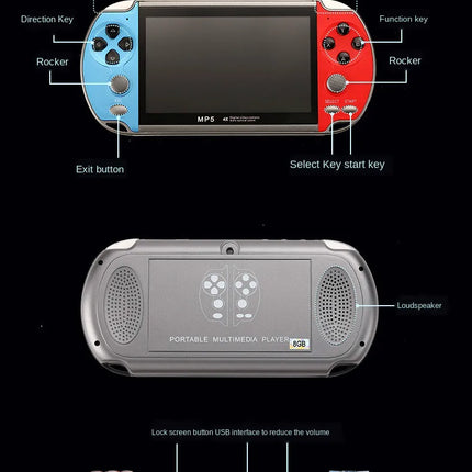 Gaming Portable Handheld Retro Video Game Console Player Portatil Mini Arcade Videogames for Hand Held Family Pocket Retrogaming