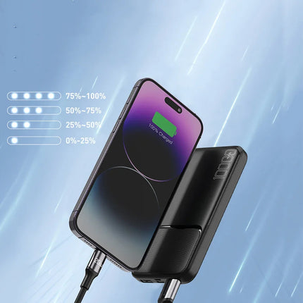 Rocoren Power Bank 10000mAh Portable Charger External Battery PoverBank 10000 Fast Charging Powerbank For iPhone Xiaomi mi POCO