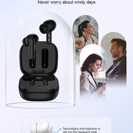 QCY T13 ANC Active Noise Cancelling Wireless Earbuds Bluetooth 5.3 Headphones 4 Mics ENC Clear Calls Earphones 30H Playtime IPX5