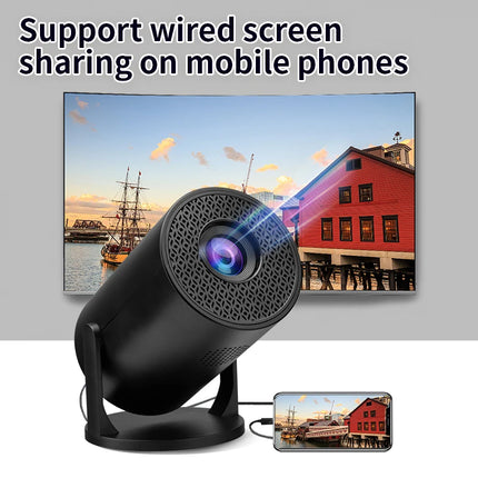 2026 New HY300 Projector with WiFi6 & BT5.0, Portable Beamer 1080P/4K Support Auto Keystone Smart Proyector