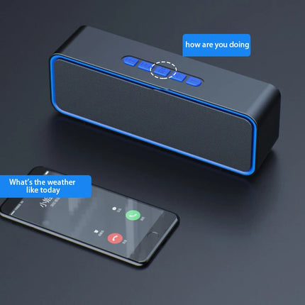 S11 Bluetooth Small Speaker Music Player Stereo USB TF Card Home Outdoor Sports Portable Mobile Phone Car Subwoofer Big Battery