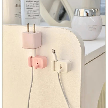 Cable Management Clip For Desk - Simple No-Drill Edge-Mounted Cord Organizer For Charging Cables And Data Wires.