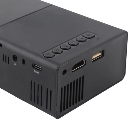LED Movie Projector Low Noise Cooling Compact Projector Wide Compatibility Manual Focusing for Outdoor Activities for Phone PC