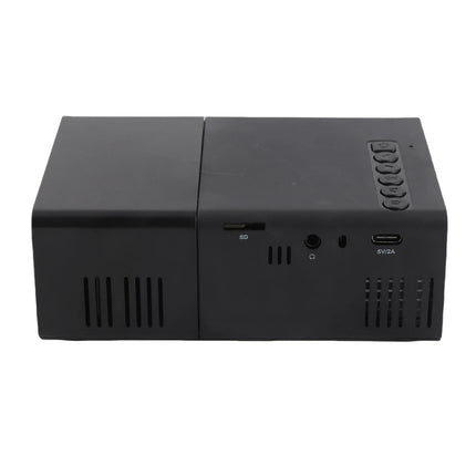 LED Movie Projector Low Noise Cooling Compact Projector Wide Compatibility Manual Focusing for Outdoor Activities for Phone PC