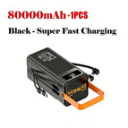 80000mAh-Black / Above 100000mAh