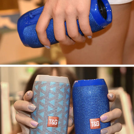 Bluetooth Speaker T&G TG117 Portable TWS Sound Box Waterproof Loudspeaker Outdoor Stereo Surround Speakers Support TF FM Radio