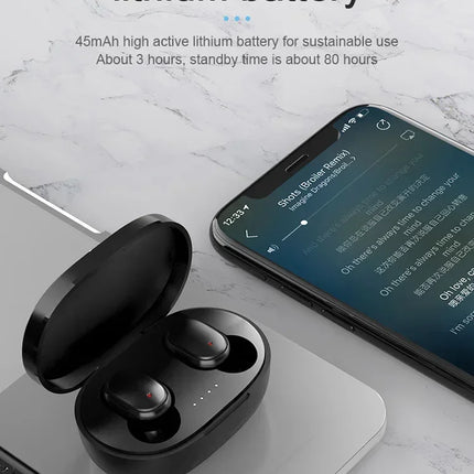 Original A6S TWS Headset Wireless Earphones Bluetooth Headphones Sport Stereo Fone Bluetooth Earbuds