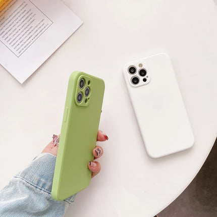 Camera Protection Phone Case For iPhone 11 12 13 14 Pro Max XS X XR 7 8 Plus SE 2020 Shockproof Bumper Back Cover Cases