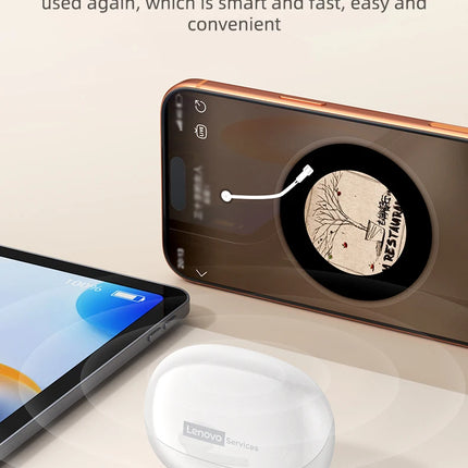 Lenovo Headphones TWS Wireless Bluetooth 6.0 HiFi Sound ENC Call Noise Reduction Earphones Gaming Sports Headset With Mic New
