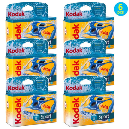 Kodak Camera Waterproof Diving Camera Disposable 27/39 Photo 1-6 Pcs Film Camera Manual Flash HD Power (Expiry date2026)