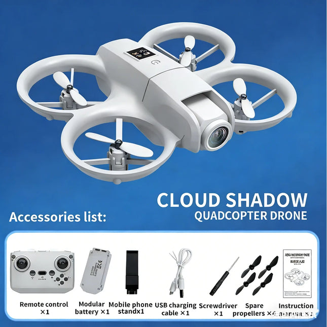 New Hot Mini Drone WIFI FPV Hover Professional 4K Camera Pocket Coloful Lights Dron Rc Plane Foldable Quadcopter RC Toys Gifts