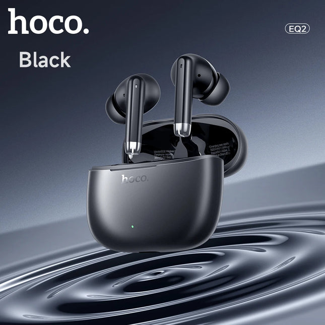 HOCO EQ2 True Wireless Bluetooth 5.3 Earbuds Touch Control Stereo In-Ear Headphones Built-In Microphone Sports Compatible