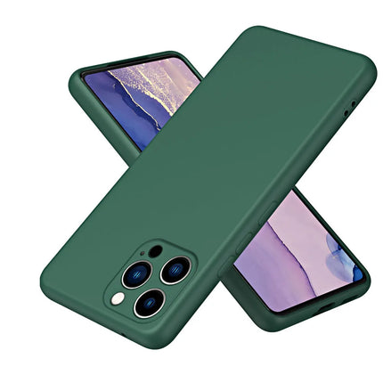 Liquid Silicone Phone Case For iPhone 11 12 13 mini 14 15 Pro Max 15 Plus Camera Protection Soft Cover Cases