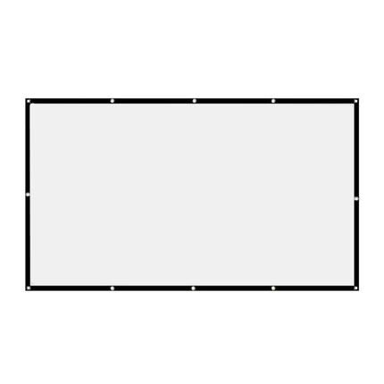 Simple Projector Curtain Home Set Theater Office 16:9 HD Display Projection Screen for Household Bedroom Accessories