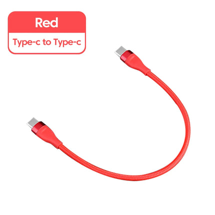 Olaf 25cm Short USB Type C Cable Fast Charging USB C Lightning Cable for iPhone Huawei Xiaomi Power Bank Mobile Phone Data Cable