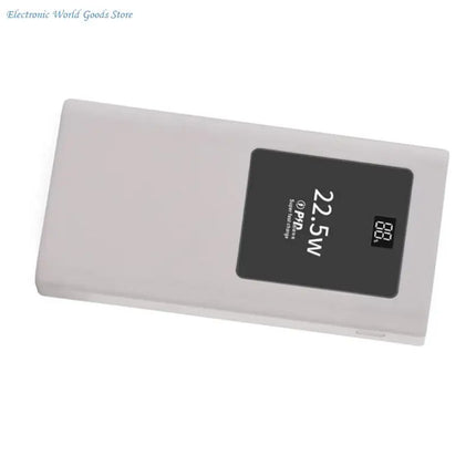 PowerBanks Casing Kit 20000mAh Mobile Chargers Builts in Cable PD22.5W Quick Charging LCD Display Shell