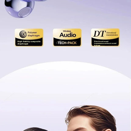 Wireless Bluetooth Earphones Clip-on Q71 Earphone High Sound for Xiaomi Earbuds Led Display Headphones Music Sports Headset