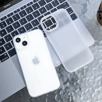 Soft TPU Matte Phone Case for iPhone 17 Pro Max Cases iPhone 18 Pro Max 11 13 15 12 16 14 Plus Air 12 Mini Transparent Cover