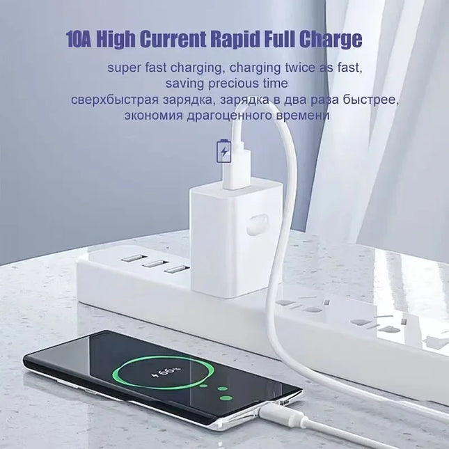 3PCS 100W 6A Super Fast Charger Cable Fast USB Type C Charging Data Cord Quick Charger Cable Type C Charger Fast Charging