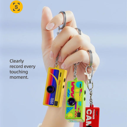 Portable Thumb Digital Camera 1080P HD Mini Camera Charmera Recording Video Cameras Wearable Keychain Recorder Gift Blind Boxes
