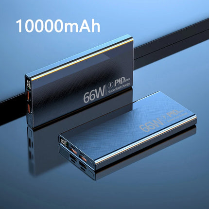 66W Power Bank 30000 mAh Poverbank  PD22.5W Fast Charge Portable Mobile Powerbank Four USB Charger Bateria for All Smartphones