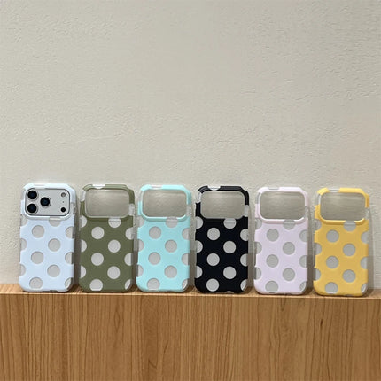 Love Polka Dot Phone Cases For iPhone 15 16 17 Pro Max Case 13 14 Pro Hard IMD TPU Shockproof Fashionable Cover Case