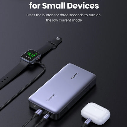 UGREEN PD 145W Fast Charging Power Bank 25000mAh Portable PowerBank for Macbook Pro iPhone Xiaomi Notebook Computer 100W