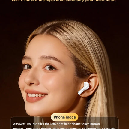 Lenovo Headphones TWS Wireless Bluetooth 6.0 HiFi Sound ENC Call Noise Reduction Earphones Gaming Sports Headset With Mic New