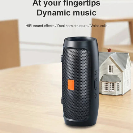 Bluetooth Speaker Dual Speaker Stereo Outdoor Tfusb Playback Fm Voice Broadcasting Portable Subwoofer 5.0 Wireless Speaker