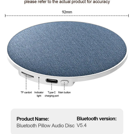 Pillow Side Sleep Aid Speaker Ultrasonic Speaker High Dynamic Sound Quality Pillow Bottom Sound Butterfly Bluetooth Speaker