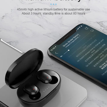 TWS Bluetooth Headphone Wireless Earphone Stereo Headset sportEarbuds microphone with charging box forsmartphone