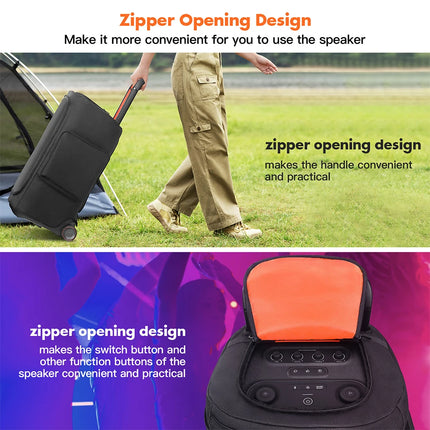 Speaker Carry Cover Waterproof Portable Speaker Dust Case Wear Resist Party Speaker Dust Cover for  PARTYBOX 520 Storage Bag