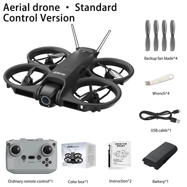 2026 Lenovo Drone With 4.3-inch Large Screen 8k High-definition Aerial Photography Obstacle Avoidance Remote Control Quadcopter