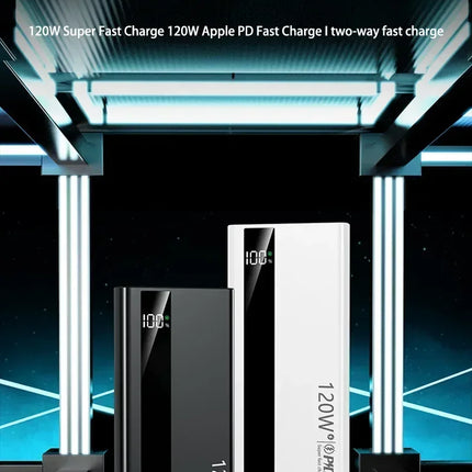 500000mAh Power Bank 120W Fast Charging Large Capacity Power Bank PD 20W Suitable For All Mobile Phones Long Endurance