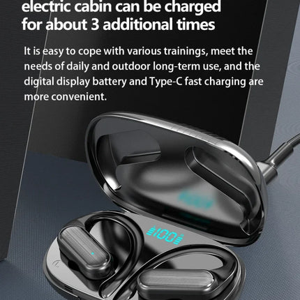 For CB&JBL Bluetooth TWS Wireless Earphones A520 Auricles Headphones EarHooks Game Headset Sports Touch Control Earbuds with Mic