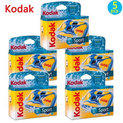 Kodak Camera Waterproof Diving Camera Disposable 27/39 Photo 1-6 Pcs Film Camera Manual Flash HD Power (Expiry date2026)