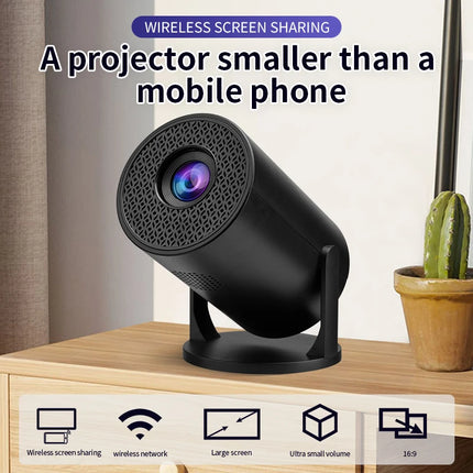 2026 New HY300 Projector with WiFi6 & BT5.0, Portable Beamer 1080P/4K Support Auto Keystone Smart Proyector