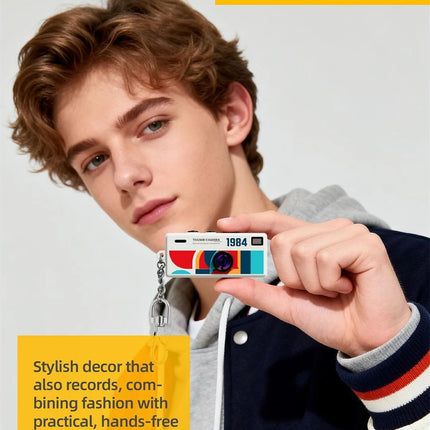 Portable Thumb Digital Camera 1080P HD Mini Camera Charmera Recording Video Cameras Wearable Keychain Recorder Gift Blind Boxes