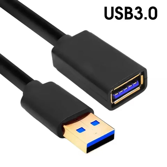 USB 3.0 2.0 Extension Cable Extender Cord Fast Extension Data Transfer Wire 0.5/1/1.5/2/3M for Smart TV XBox One SSD PC Laptop