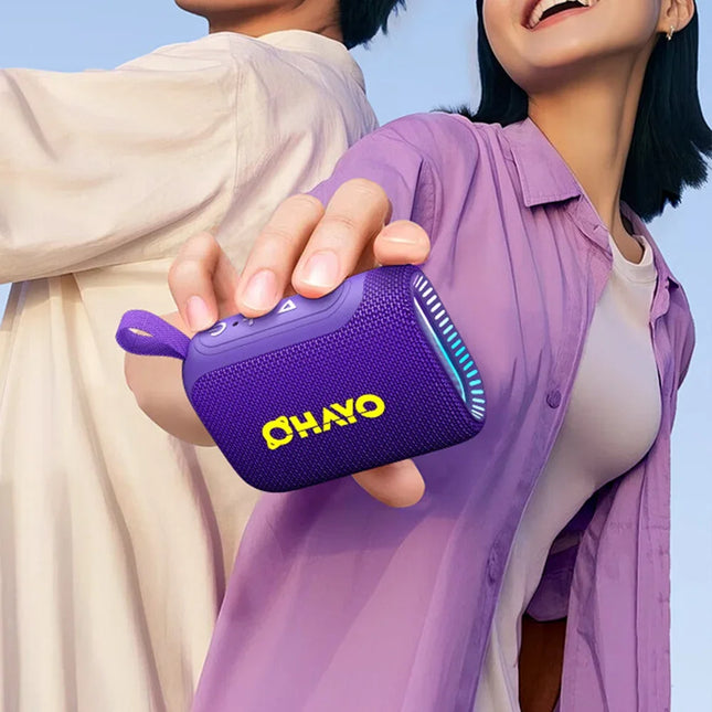 Ohayo S5 Wireless Portable Speaker Bluetooth 5.3,10W Loud Deep Bass Sound, IP67 Waterproof Bike Speaker with 12Hrs Playtime Mic
