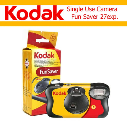 Kodak Film Camera New Disposable Film Camera 35mm 100% Authentic FunSaver Single Use Disposable 135 With Flash - 27/39 Exposures